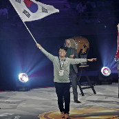 대한민국 선수 1위 수상 사진